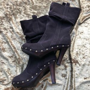 Colin Stuart - Brown Studded - Suede Boots